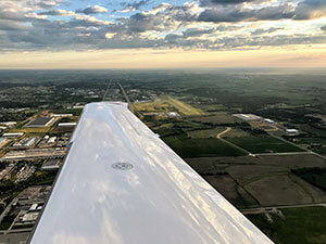 Overlooking Ankeny IA Iowa Airport